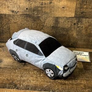 BARK BOX Subaru SUV EV Blue Squeaky Car Dog Toy Plush Chewbaru